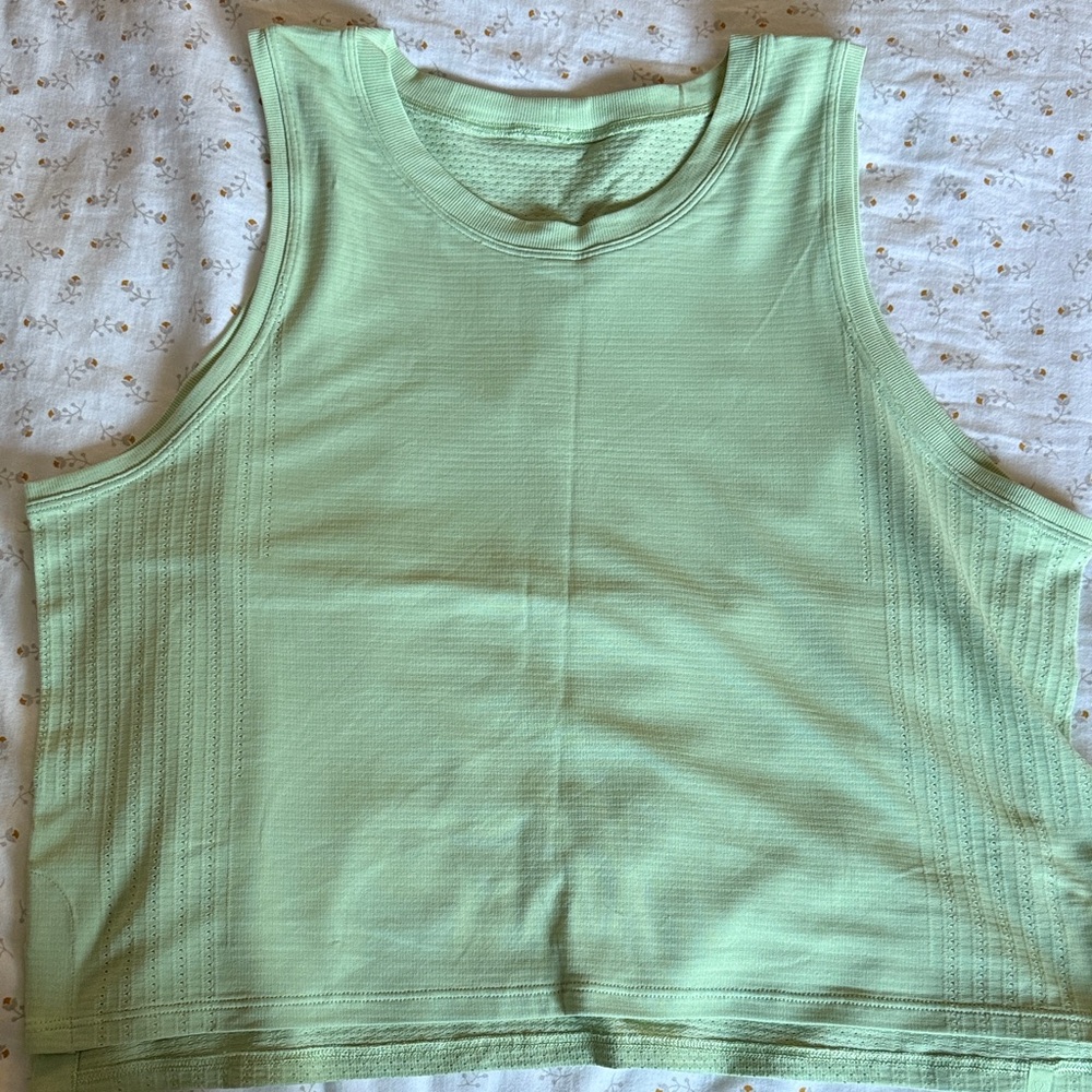 Lululemon Train to Be Tank - Creamy Mint Size 10